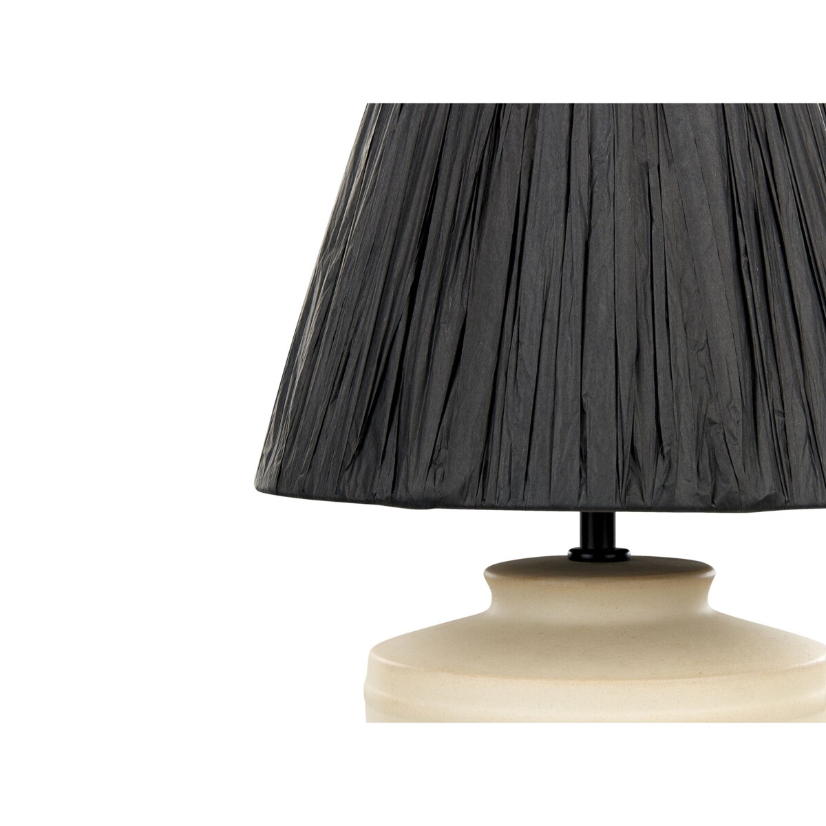 Lampa stołowa ceramiczna beżowa TIGRE