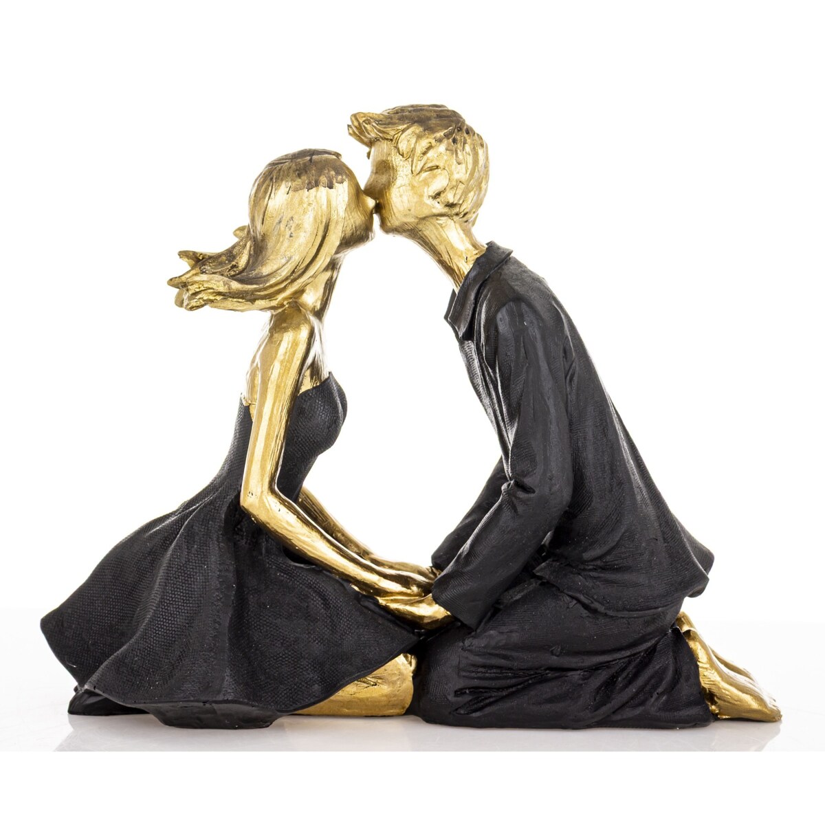 Figurki - para całujących się młodych 16x20x9 cm BACIO