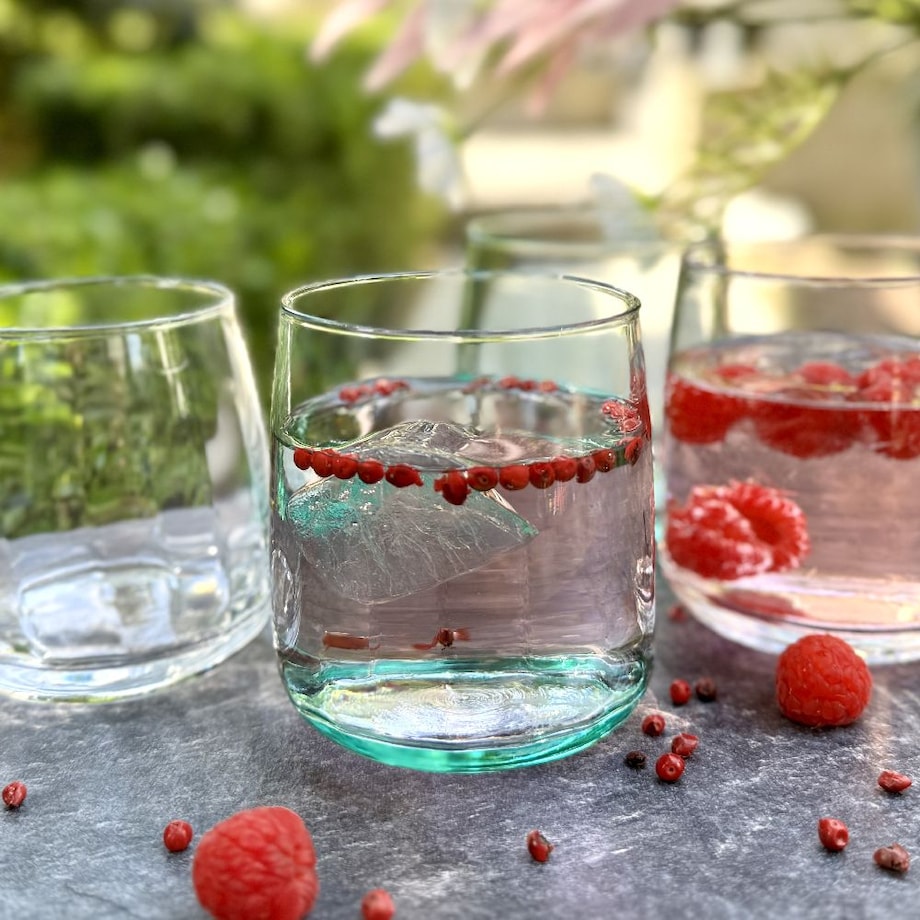 VILLA ITALIA Szklanka morska 310 ml GLOSSY