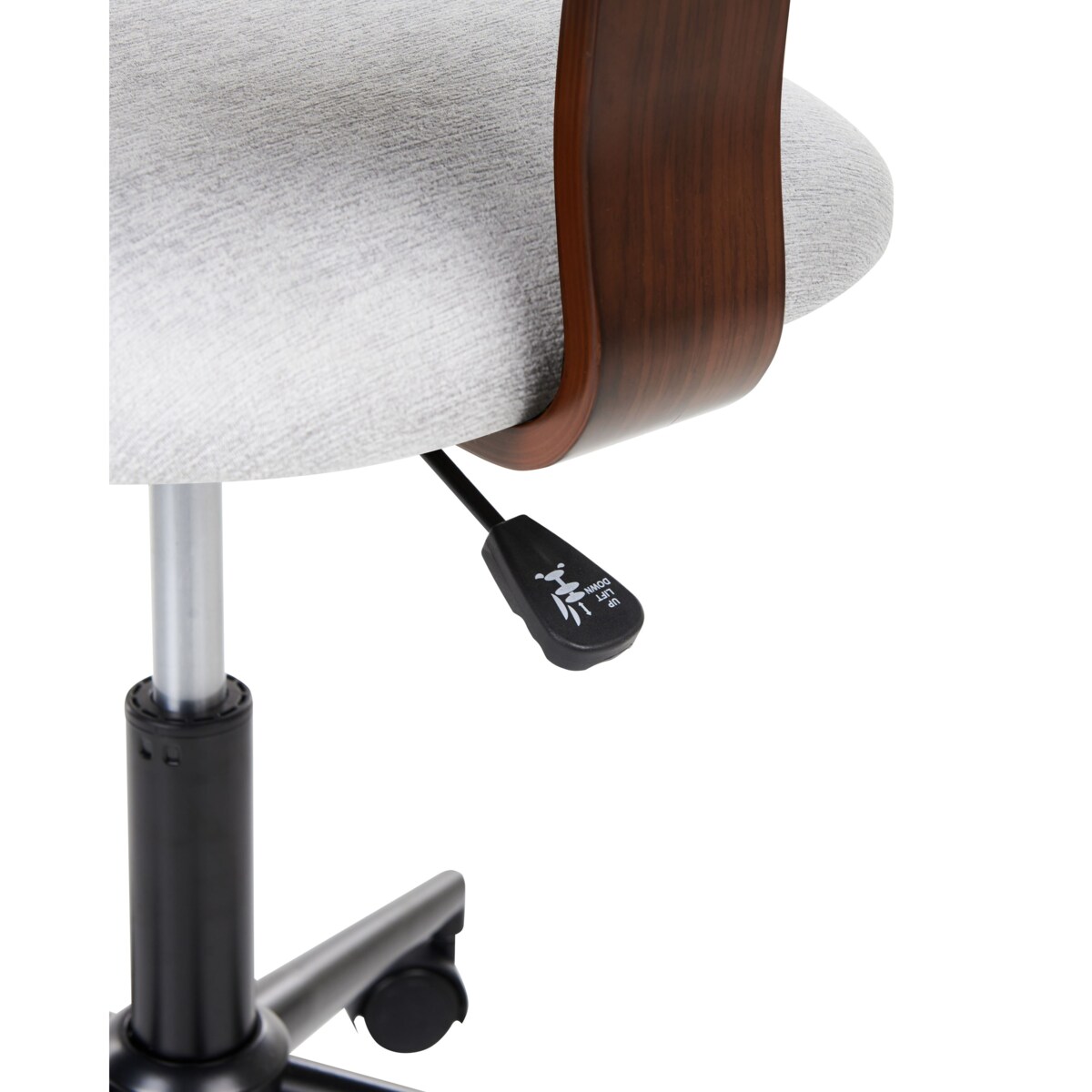 Fotel biurowy GUNNISON Len Jasnoszary