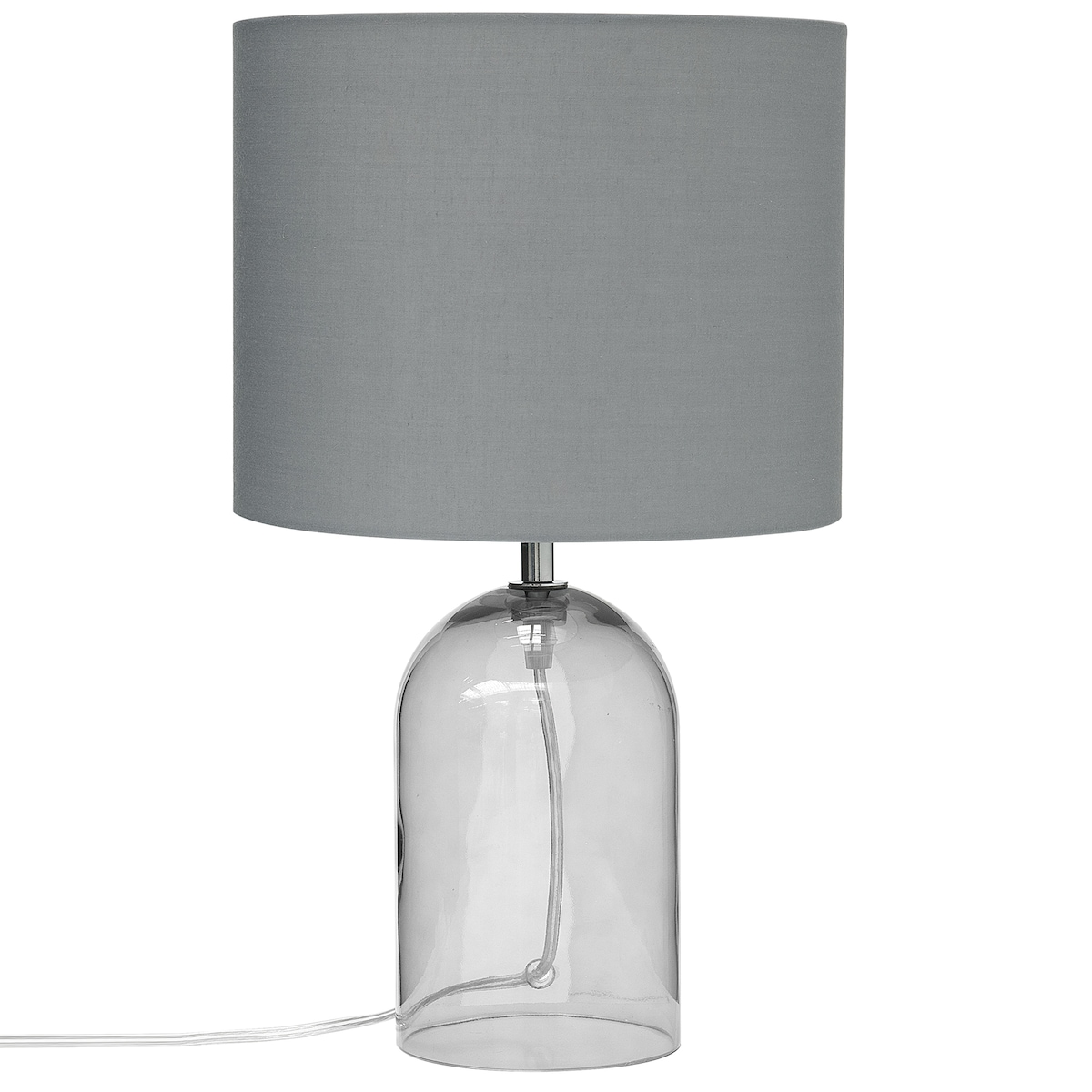 Lampa stołowa DEVOLL Szkło Szary