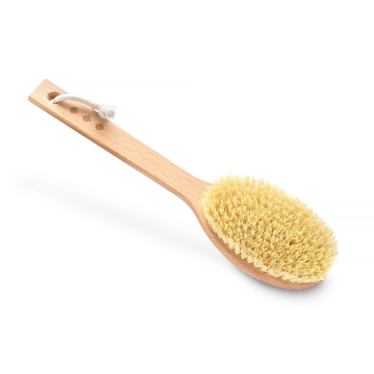 Szczotka do masażu ciała na sucho – włókno tampico, wersja przedłużona, No.5P
