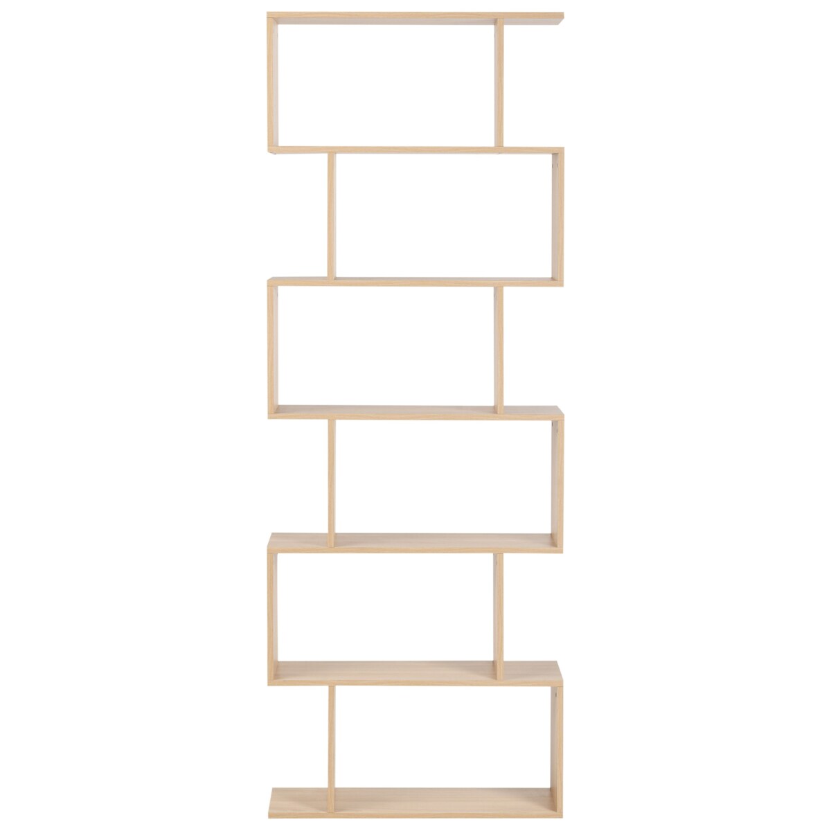 Regał 6 półki VALDOSA 190 cm Jasnobrązowy