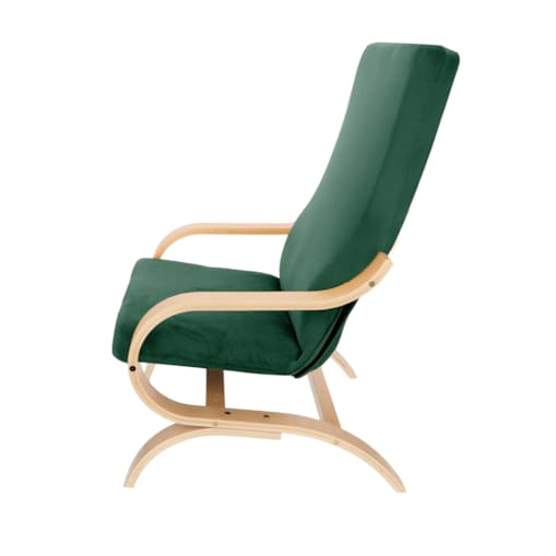 Pokrowiec Na Fotel Finka Butelkowa Zieleń Welur Elastyczny