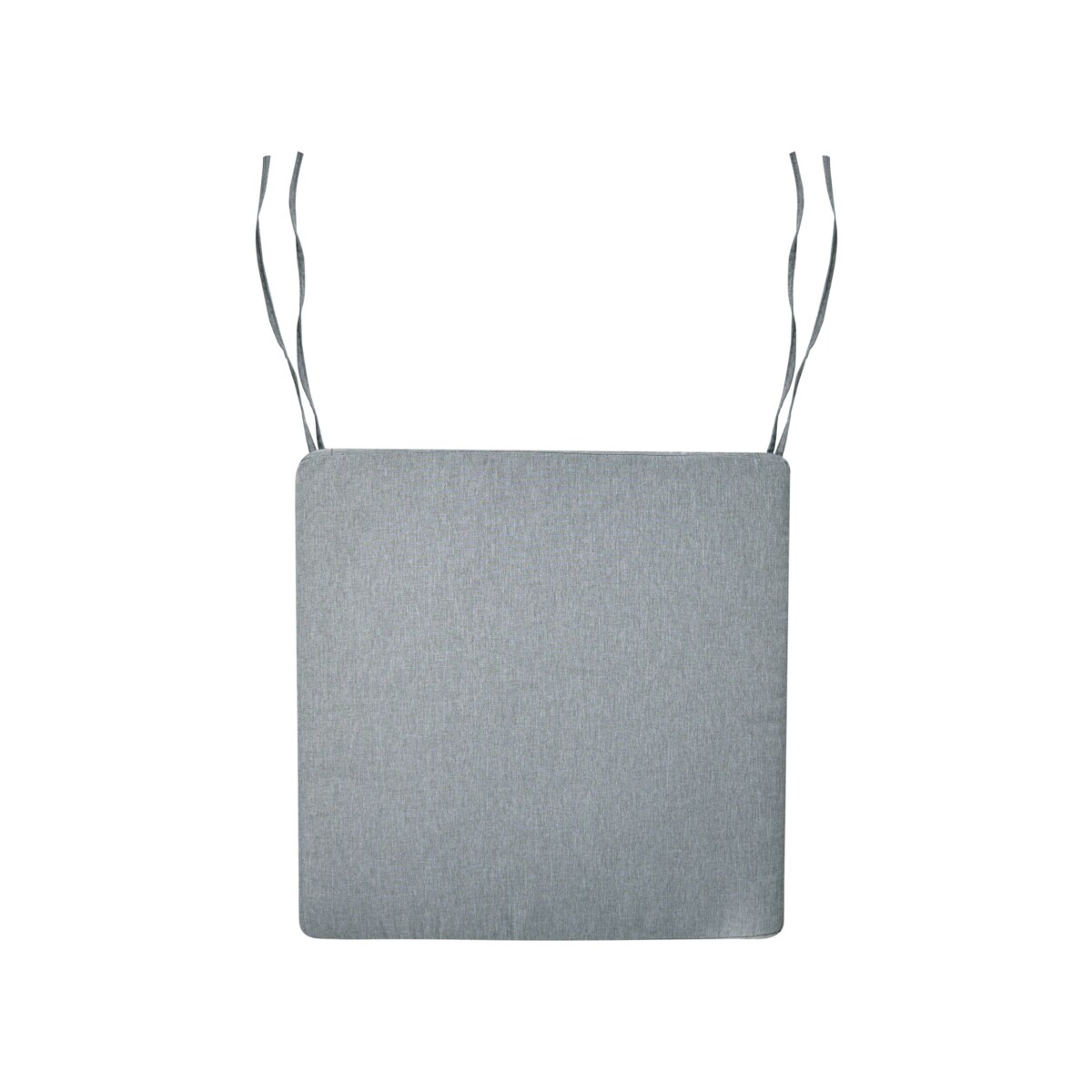 Zestaw 8 poduszek na krzesło ogrodowe SASSARI PREMIUM 46 x 46 cm Szary