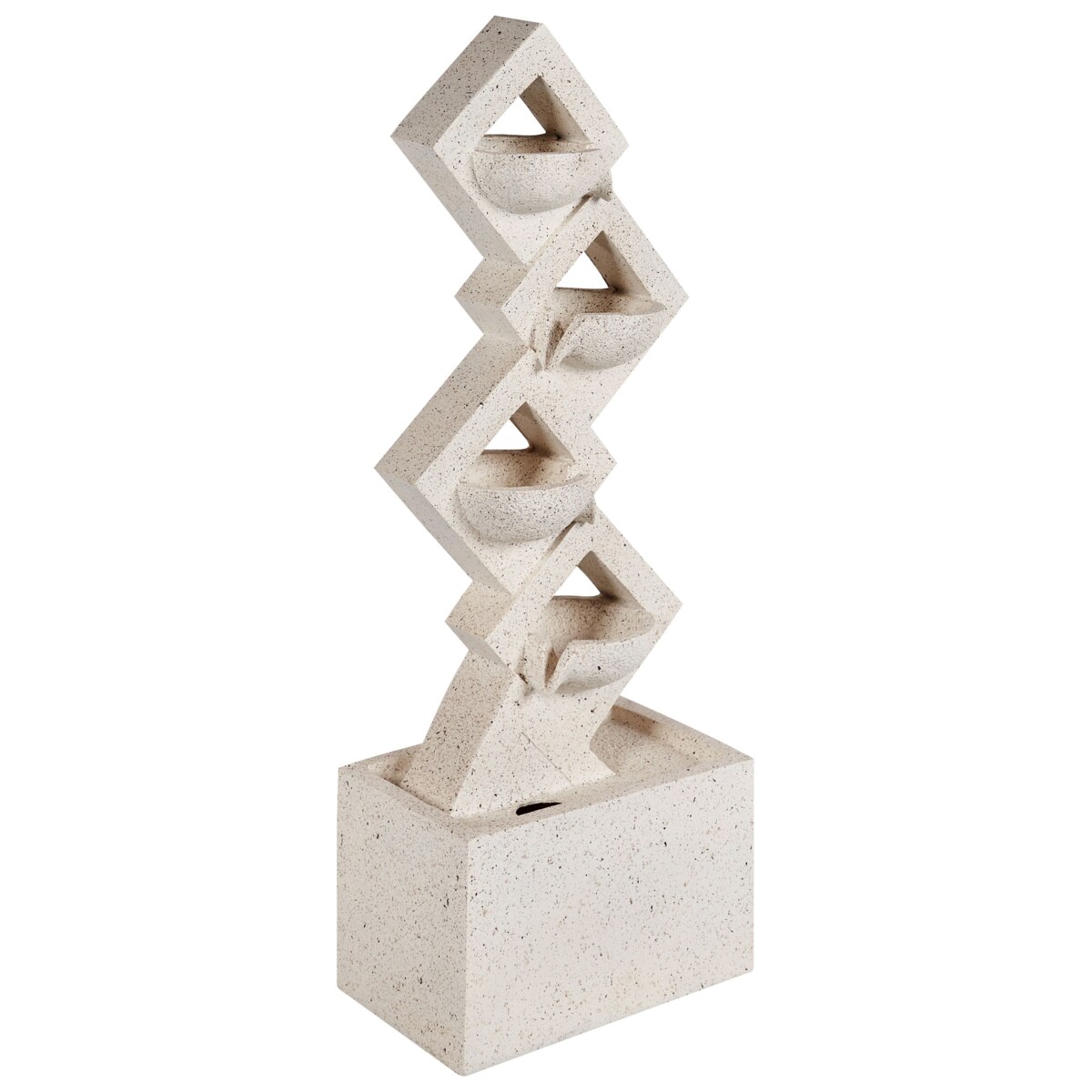 Fontanna ogrodowa z LED beżowa SHEGAR