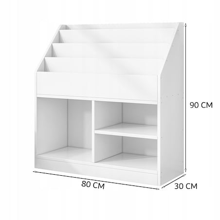 Regał na książki gazety dla dzieci szafka na zabawki stojąca biblioteczka