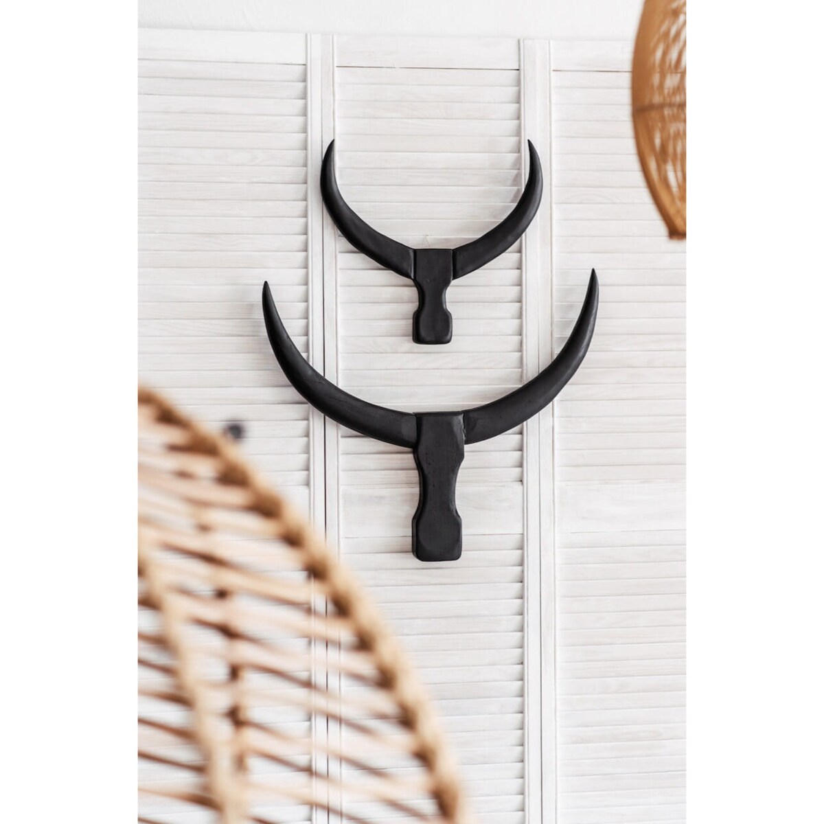 DEKORACJA ŚCIENNA ROGI BYKA M