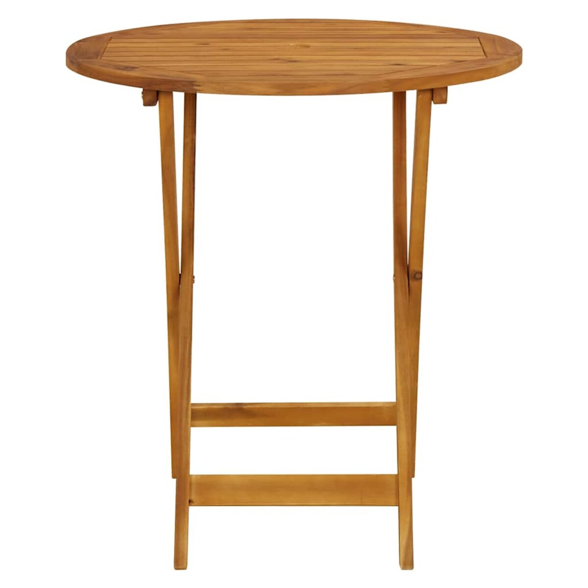 vidaXL Składany stół ogrodowy, 70 cm, lite drewno akacjowe