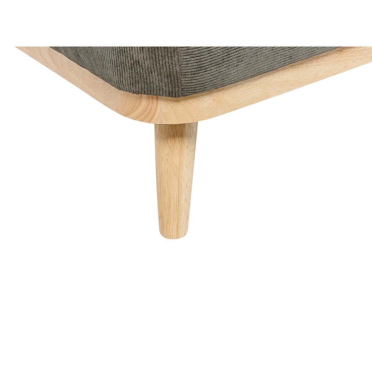 Narożnik sztruksowy lewostronny ciemnozielony SIMOS