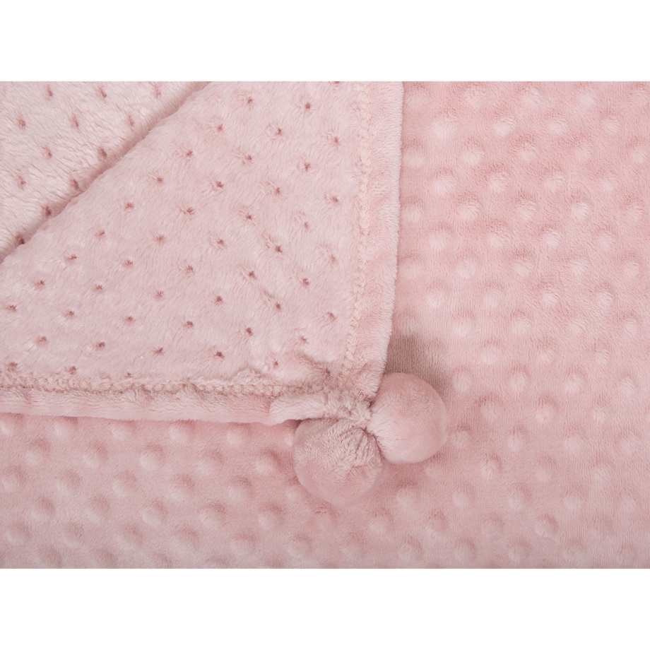Koc 200 x 220 cm różowy SAMUR