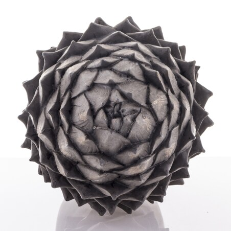 Ozdoba - karczoch 46x22x22 szary duży