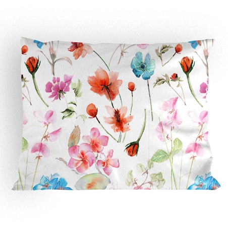 NATRIX bawełniany komplet pościeli, wielokolorowy, wzór kwiatowy 160x200