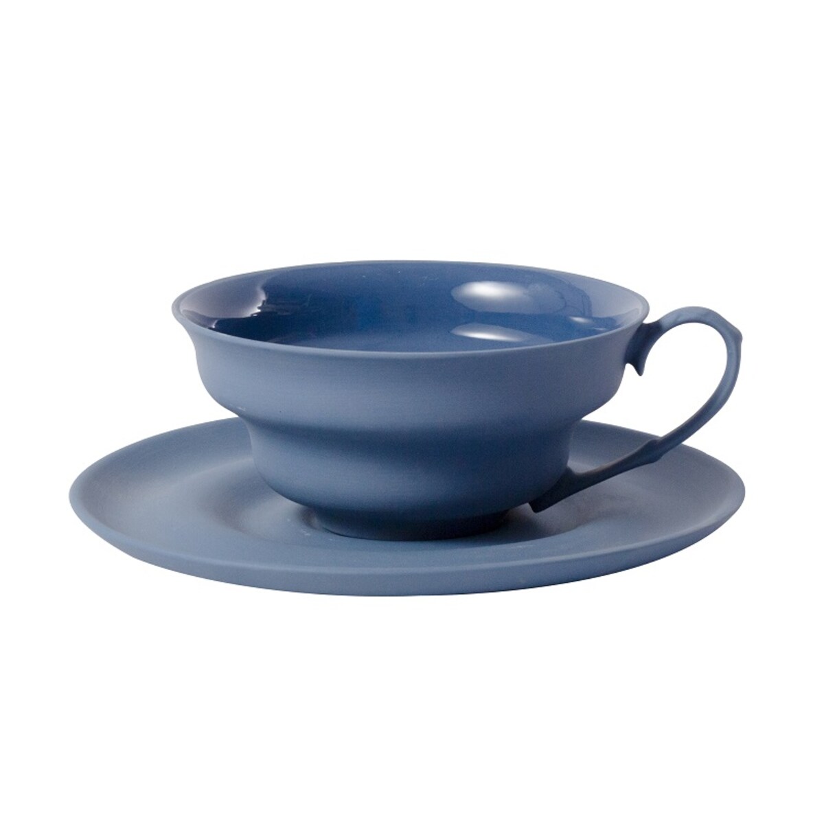 Filiżanka XL 500 ml ze spodkiem niebieska CD24