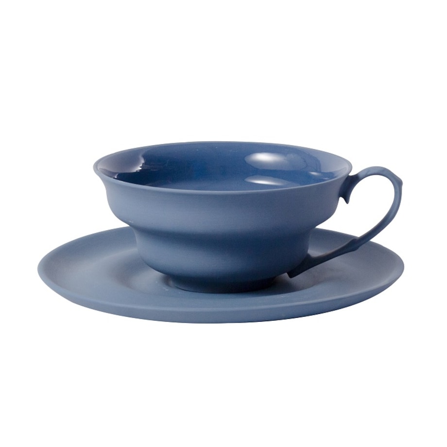 Filiżanka XL 500 ml ze spodkiem niebieska CD24