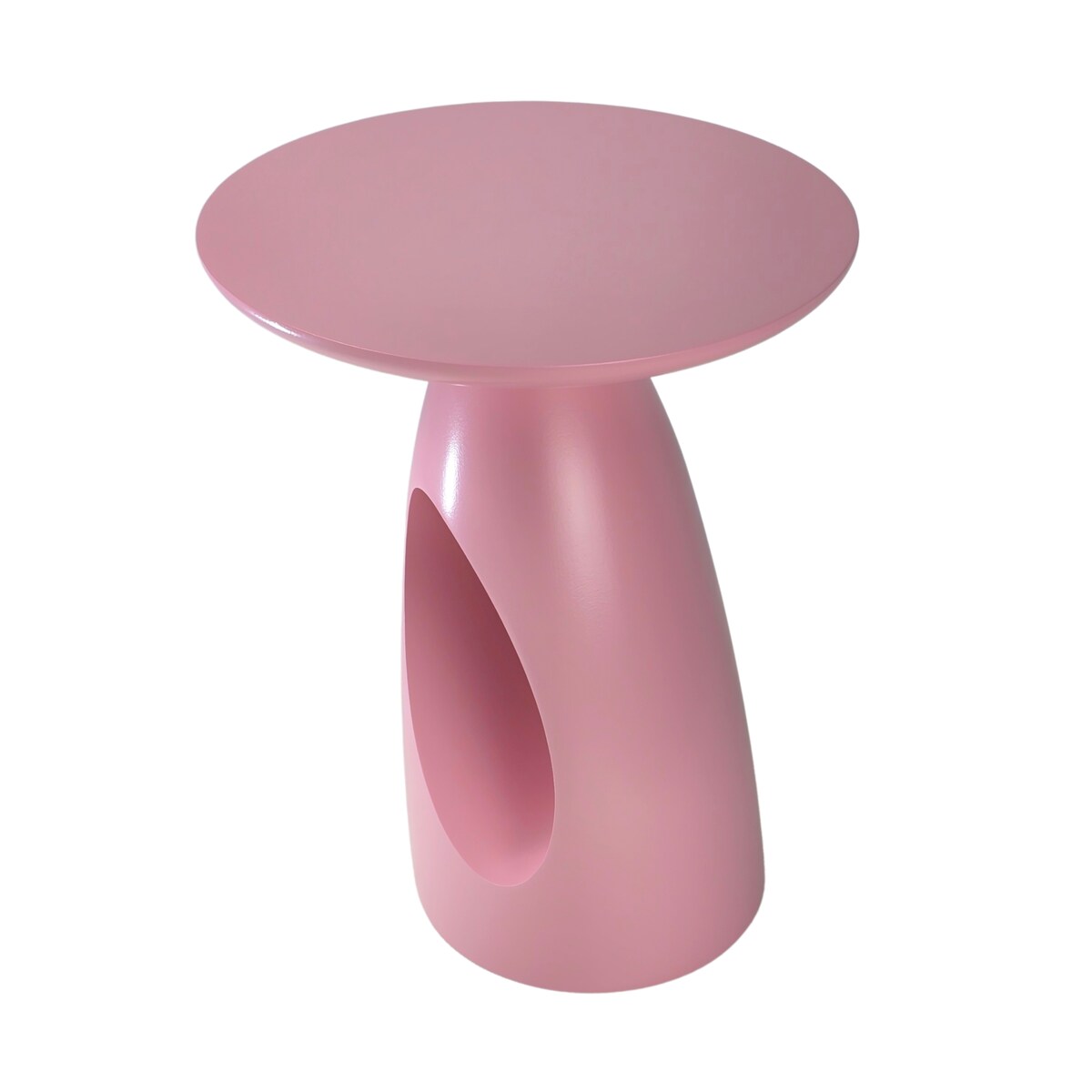 Stolik drewniany różne kolory Island, kolor pudrowy róż