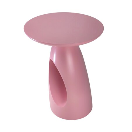 Stolik drewniany różne kolory Island, kolor pudrowy róż