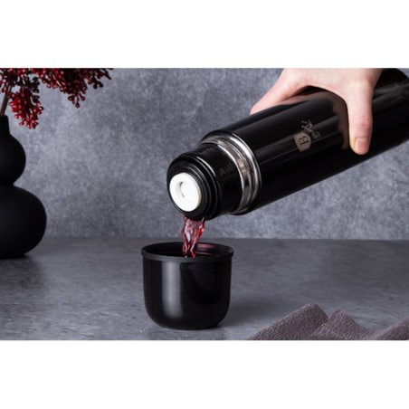 Termos stalowy 1.0L BERLINGER HAUS Metallic Shiny Black