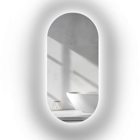 Lustro owalne z podświetleniem - NIKO LED