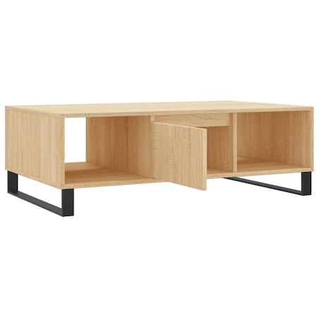 vidaXL Stolik kawowy, dąb sonoma, 104x60x35 cm