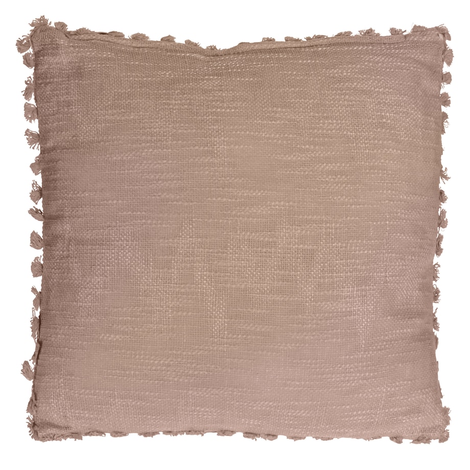 Poduszka Boho Z Frędzlami Dekoracyjna Ozdobna 45x45cm Beżowa