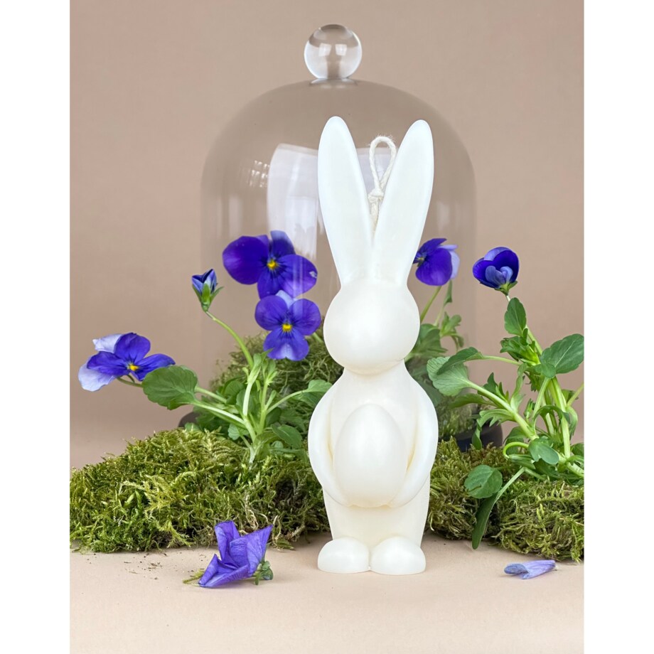 Świeca sojowa ozdobna zając wielkanocny