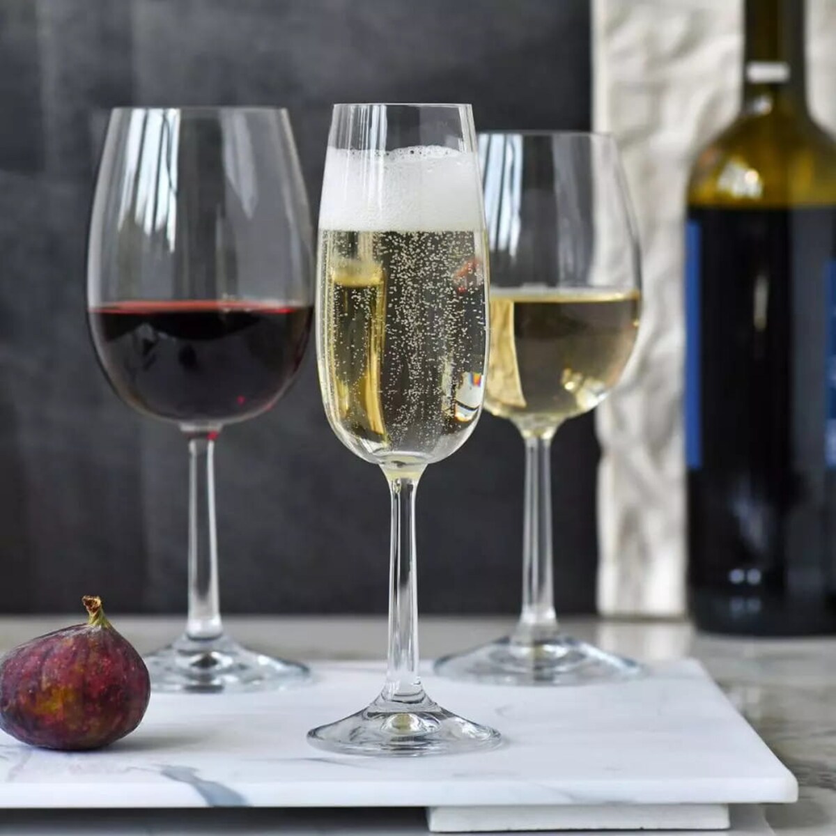 Kieliszki do Szampana Pure Korsno 6 x 170 ml z Wysoka Nóżką Klasyczne