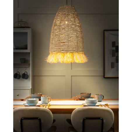 Lampa wisząca naturalna TUTONG