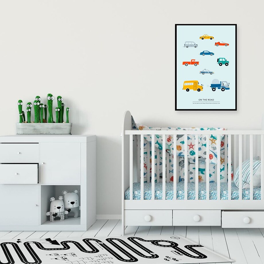 Poster Story, Plakat, Obraz - Samochody na Drodze, wymiary 50 x 70 cm