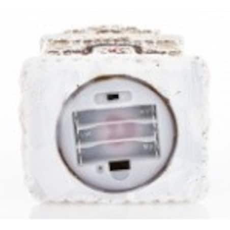 Domek kamienica LED pastelowy 20,5x12x9 cm