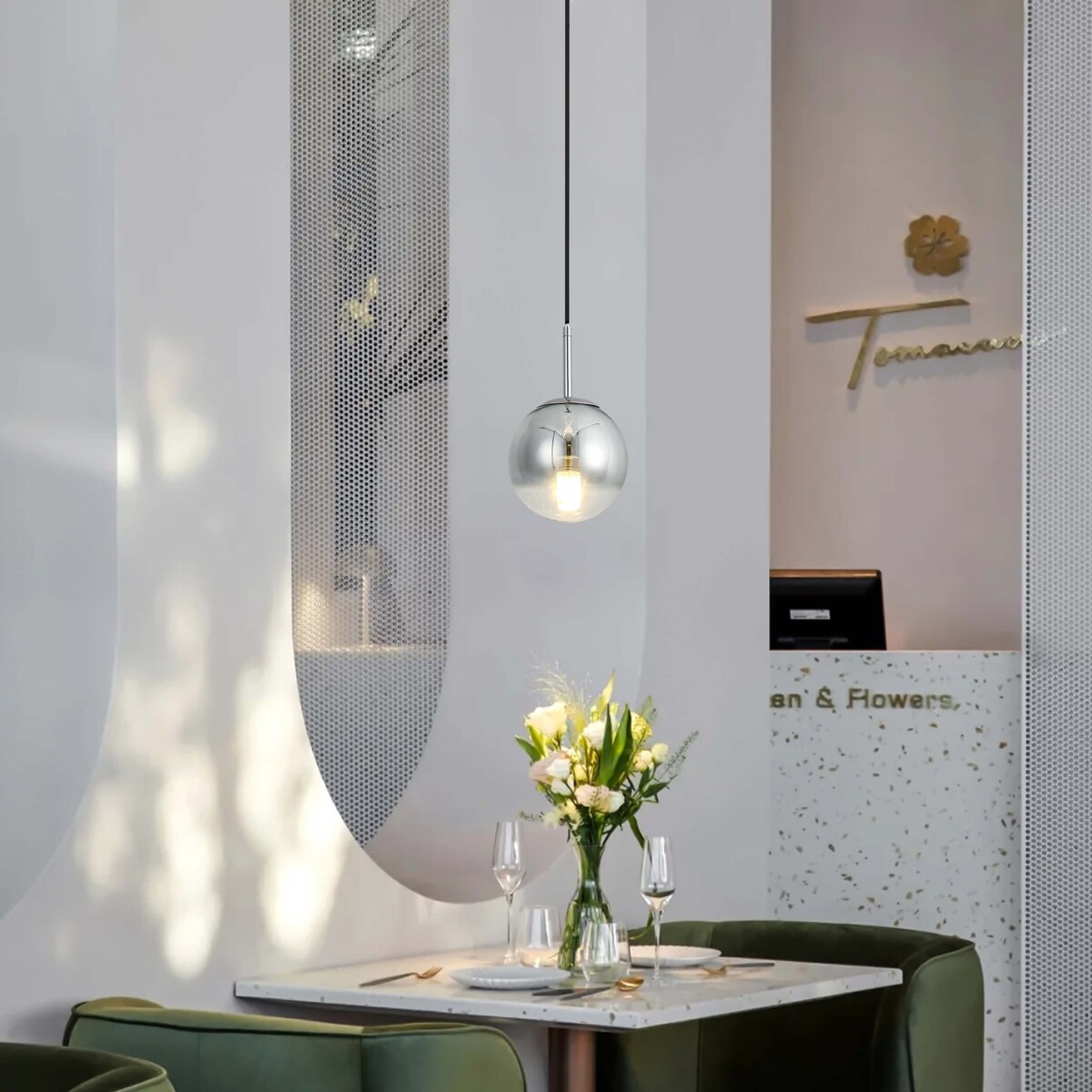 Lampa sufitowa wisząca Light Prestige Palla chrom 1 x E14 1 szt.