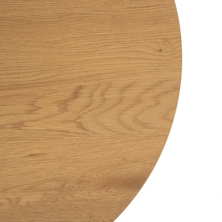 Stolik Kawowy Okrągły Loft Ława Okrągła Dąb Czarny Industrialny BEST