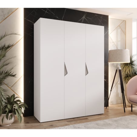 Szafa uchylna Sandi 1 150 wys 202 cm Biały + u Kaszmir