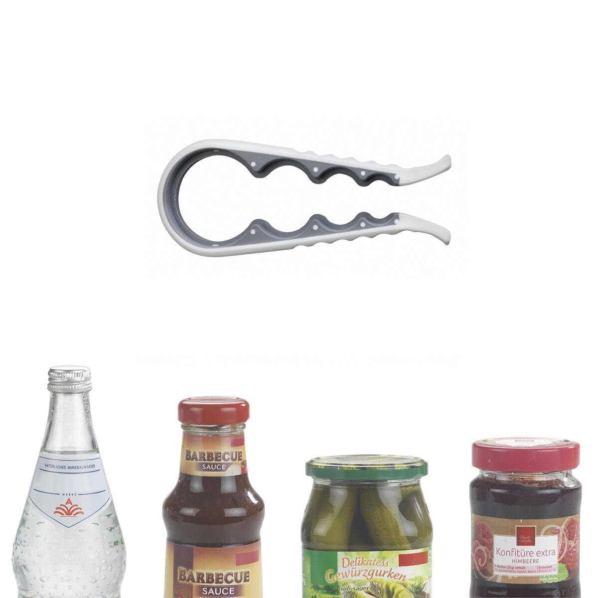 Otwieracz do słoików i butelek MULTI, wielofunkcyjny