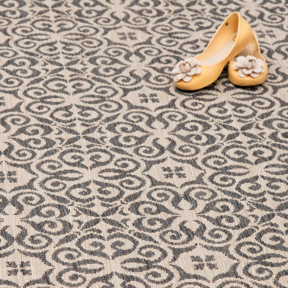 Dywan Modern Ethno sand/ antracite 200x290cm, 200 x 290 cm