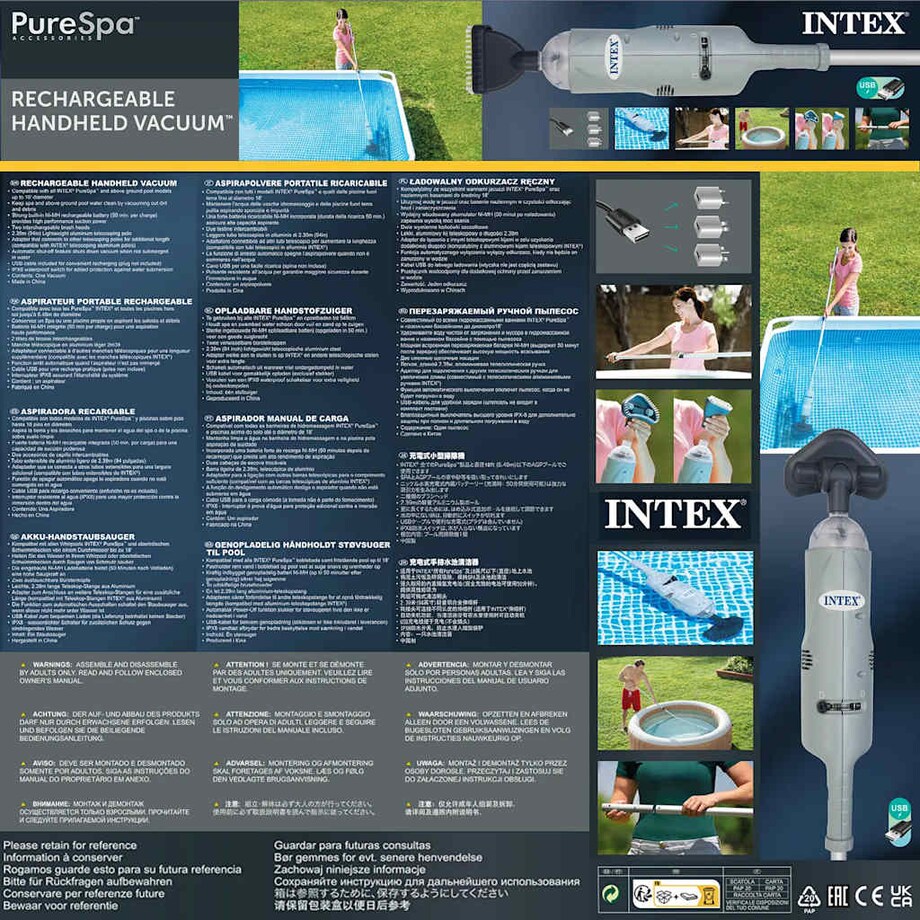 Intex Pompa z filtrem kartridżowym, 1250 L/h, 28602GS