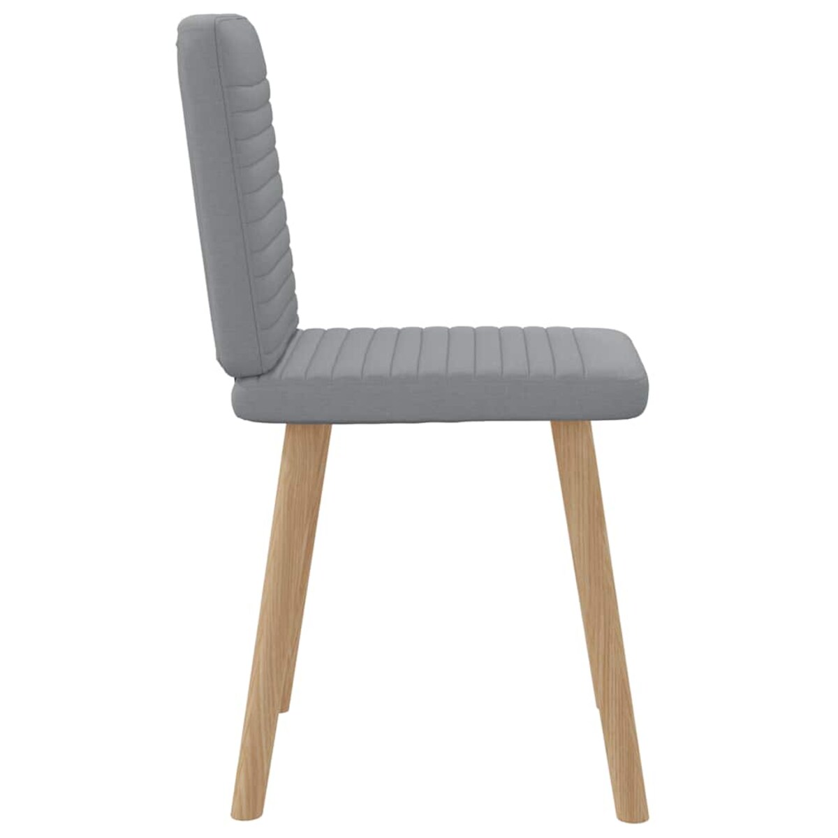 vidaXL Krzesła stołowe, 2 szt., jasnoszare, obite tkaniną