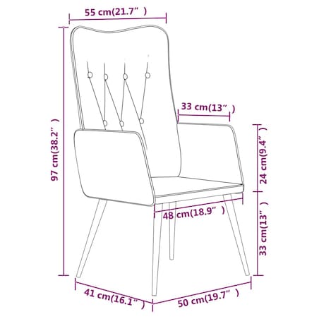 vidaXL Fotel z wysokim oparciem, czarny, obity płótnem