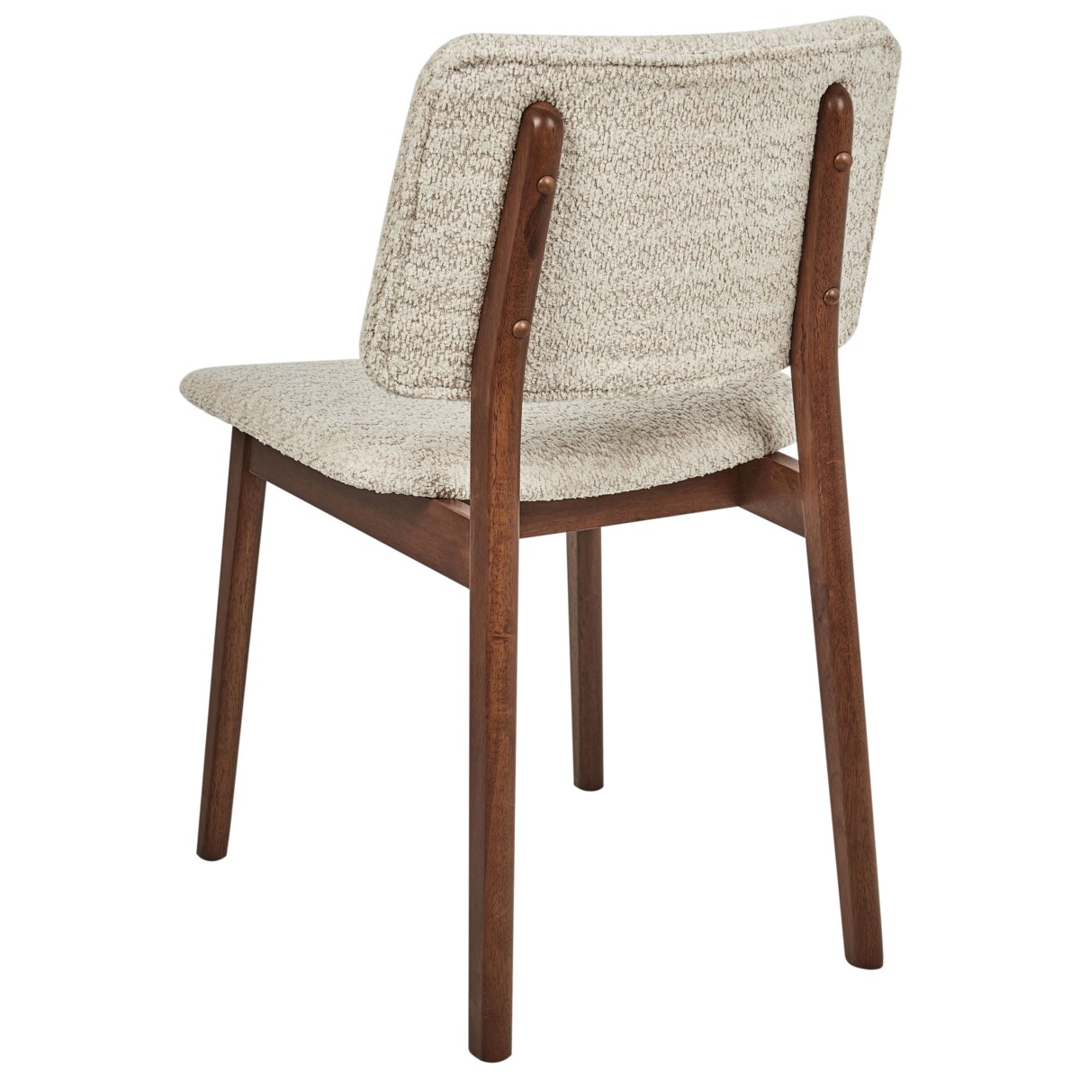 Zestaw 2 krzeseł do jadalni BLANE Drewno kauczukowe Beżowy