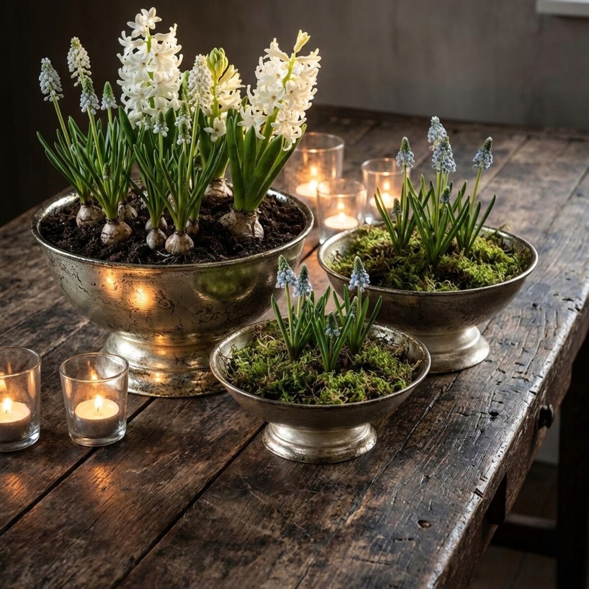 DONICZKA MISA LOFT SREBRNA NA BONSAI BALKON TARAS KWIATY 3 szt. OSŁONKA