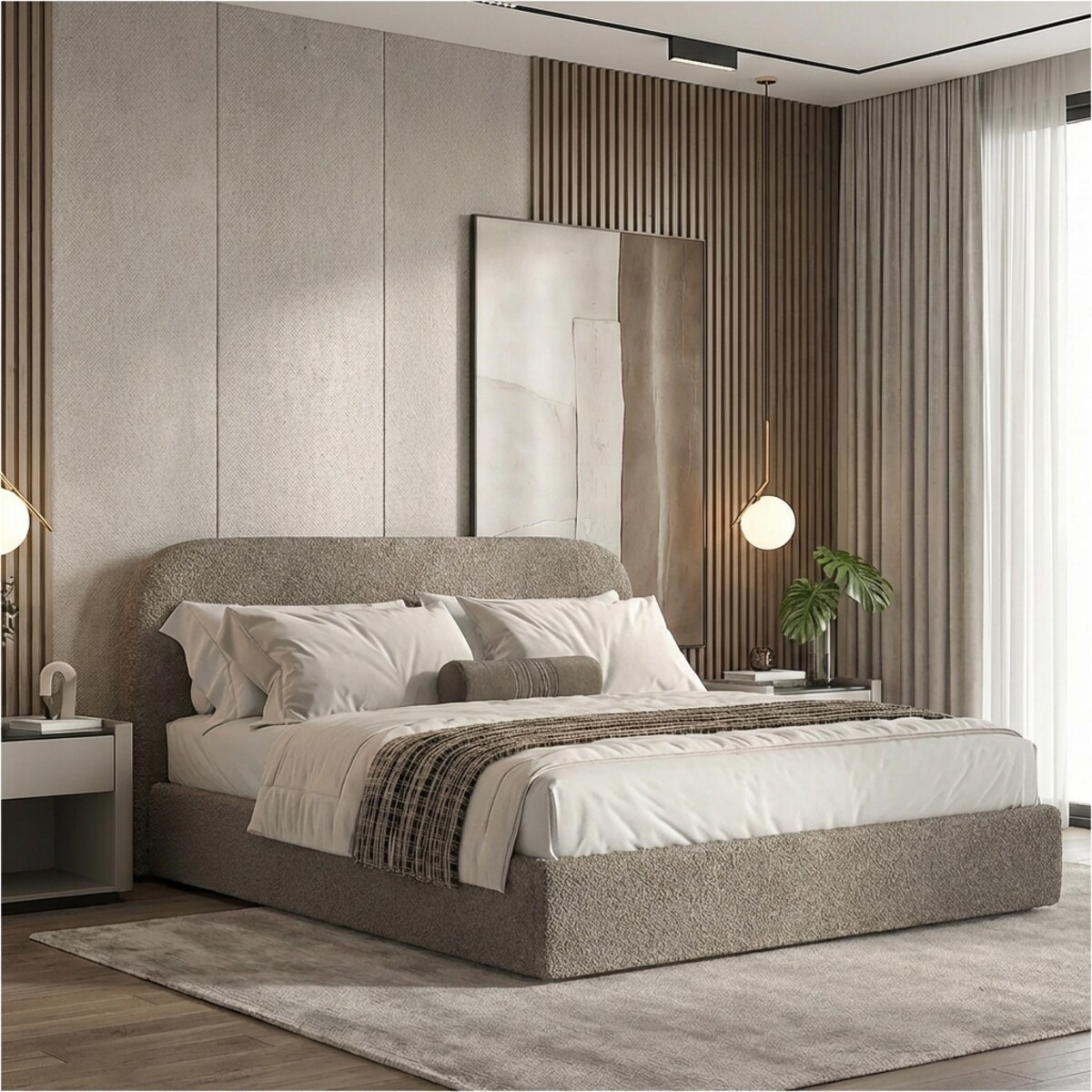 Łóżko Tapicerowane Bellagio 140X200 Stelaż Pojemnik Na Pościel Abriamo 2