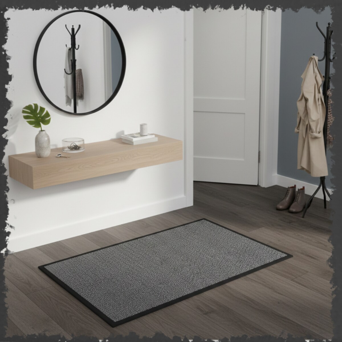 Wycieraczka pod drzwi 90X150 wejściowa gumowa antypoślizgowa zewnętrzna