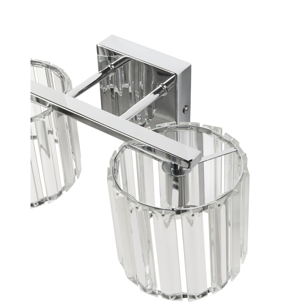 Lampa ścienna LOURIDO Metal Srebrny