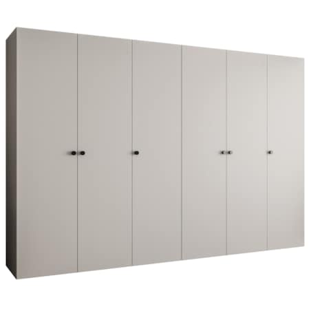 Szafa uchylna otwierana PARMA 1 300 wys. 202 cm Kaszmir + u. Czarny