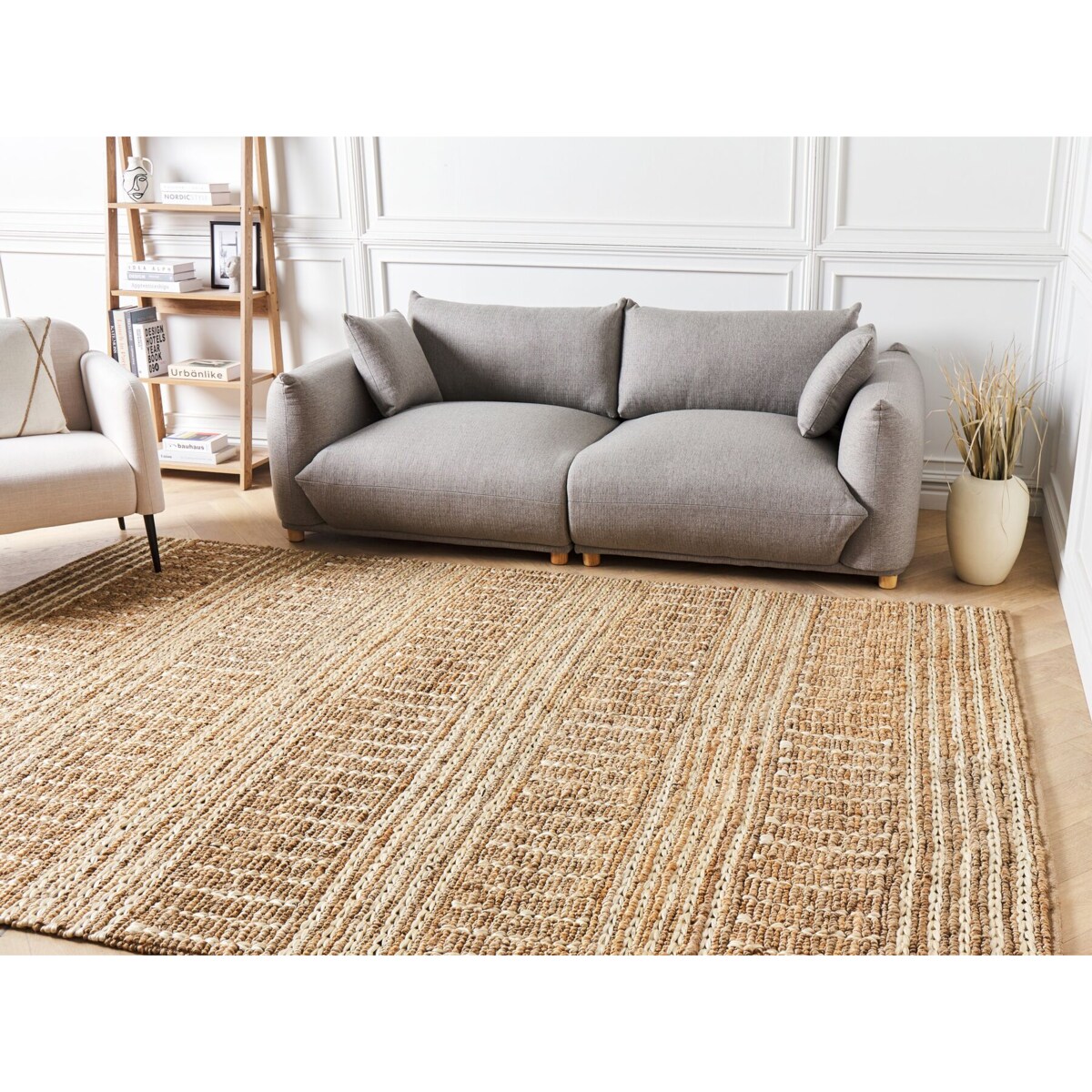 Dywan z juty 200 x 300 cm beżowy KAMBERLI