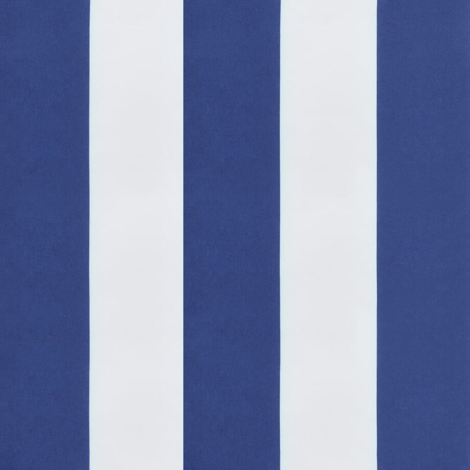 vidaXL Poduszki na palety, 2 szt., biało-niebieskie paski, tkanina