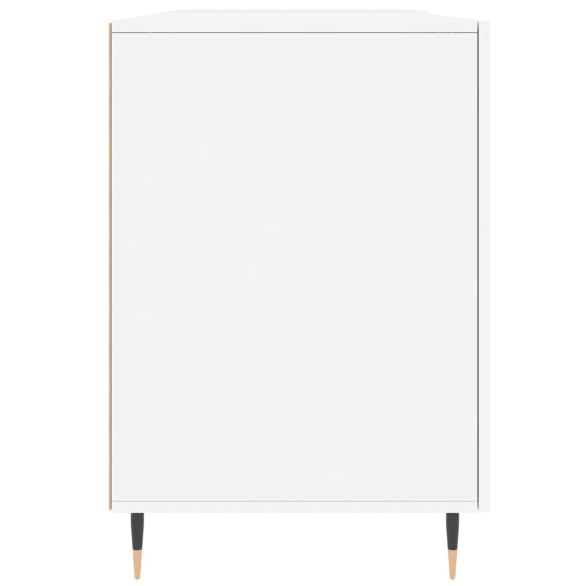 vidaXL Biurko, białe, 140x50x75 cm, materiał drewnopochodny