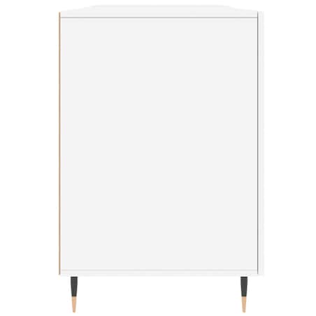 vidaXL Biurko, białe, 140x50x75 cm, materiał drewnopochodny