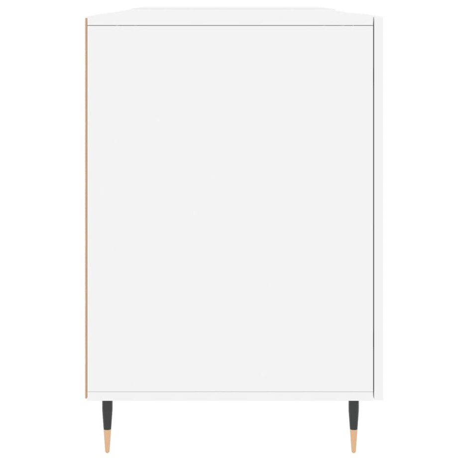 vidaXL Biurko, białe, 140x50x75 cm, materiał drewnopochodny