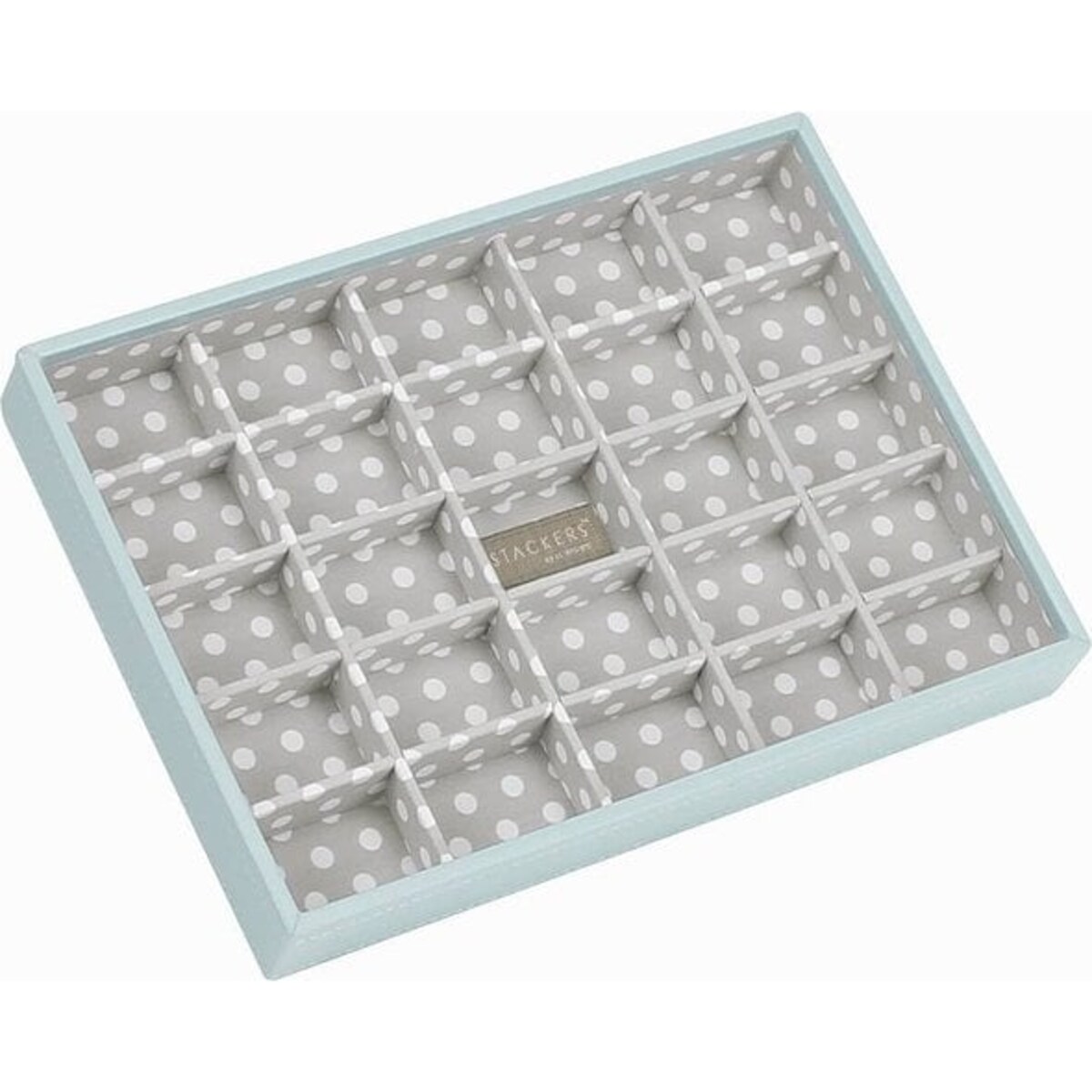 Szkatułka na biżuterię Stackers potrójna classic jasnobeżowa lniana